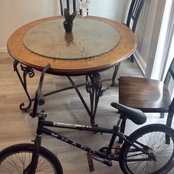 Table and bike