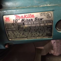 1030 Makita Miter Saw 10”