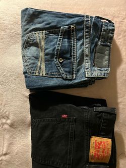 2 pairs of jeans