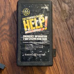 Vintage GE Emergency Radio Brand New 