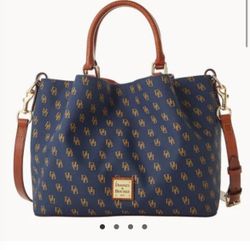 Blue Dooney & Bourke Purse Large