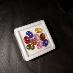 Natural Sapphire vvs quality !!!! Each Stone Is One Carat 