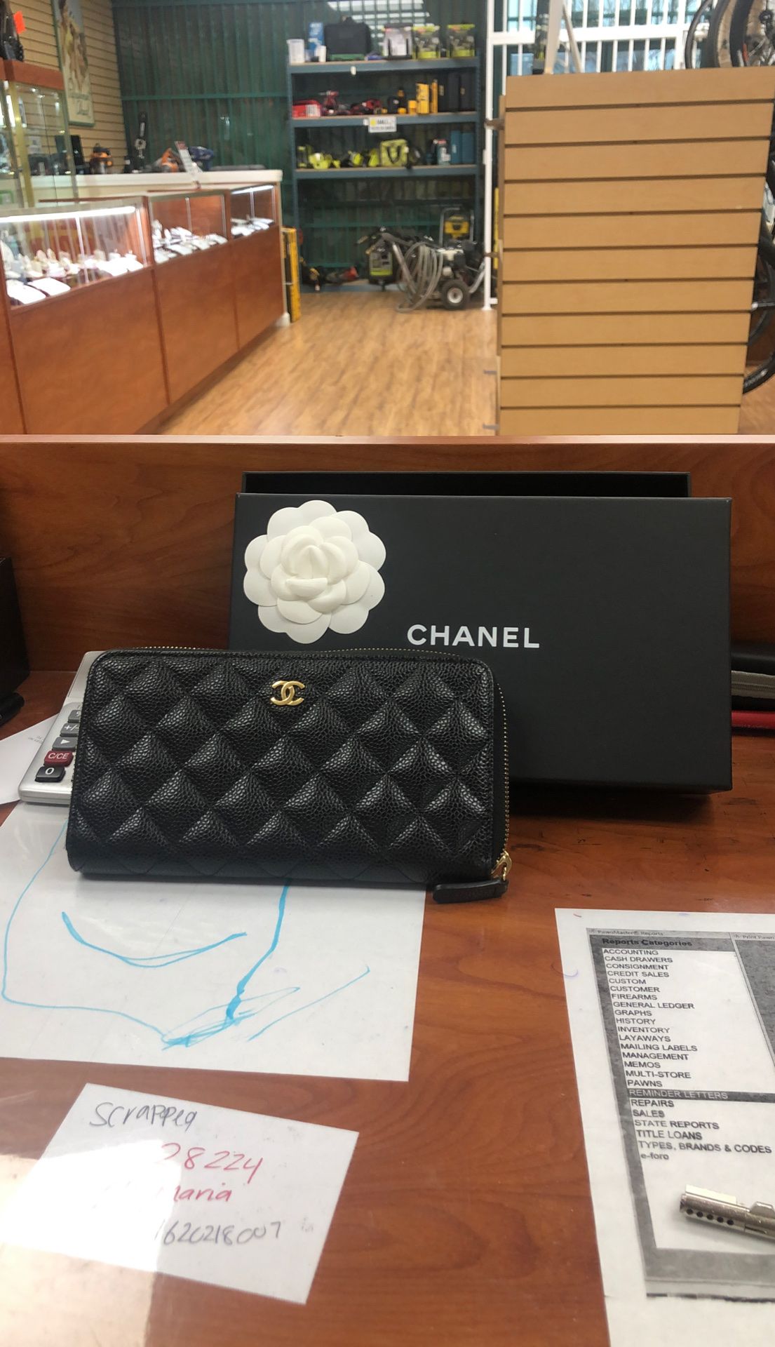 Chanel Long Zipper Wallet