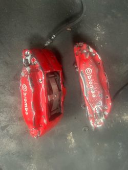 Front calipers Brembos Acura TL type s 2007