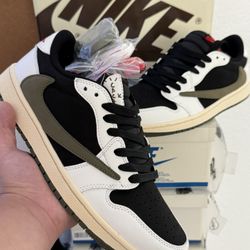 Nike Air Jordan 1 Low Travis Scott Olive green Size 7,7.5,8,8.5,9,9.5,10,11,12 