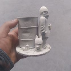 Rare - Pencil Holder - Graffiti Character