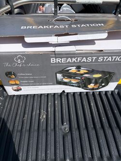 Toaster oven / breakfast station