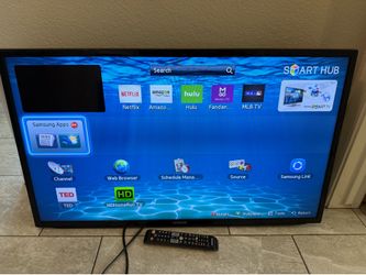 40in Samsung TV With Wall Mount