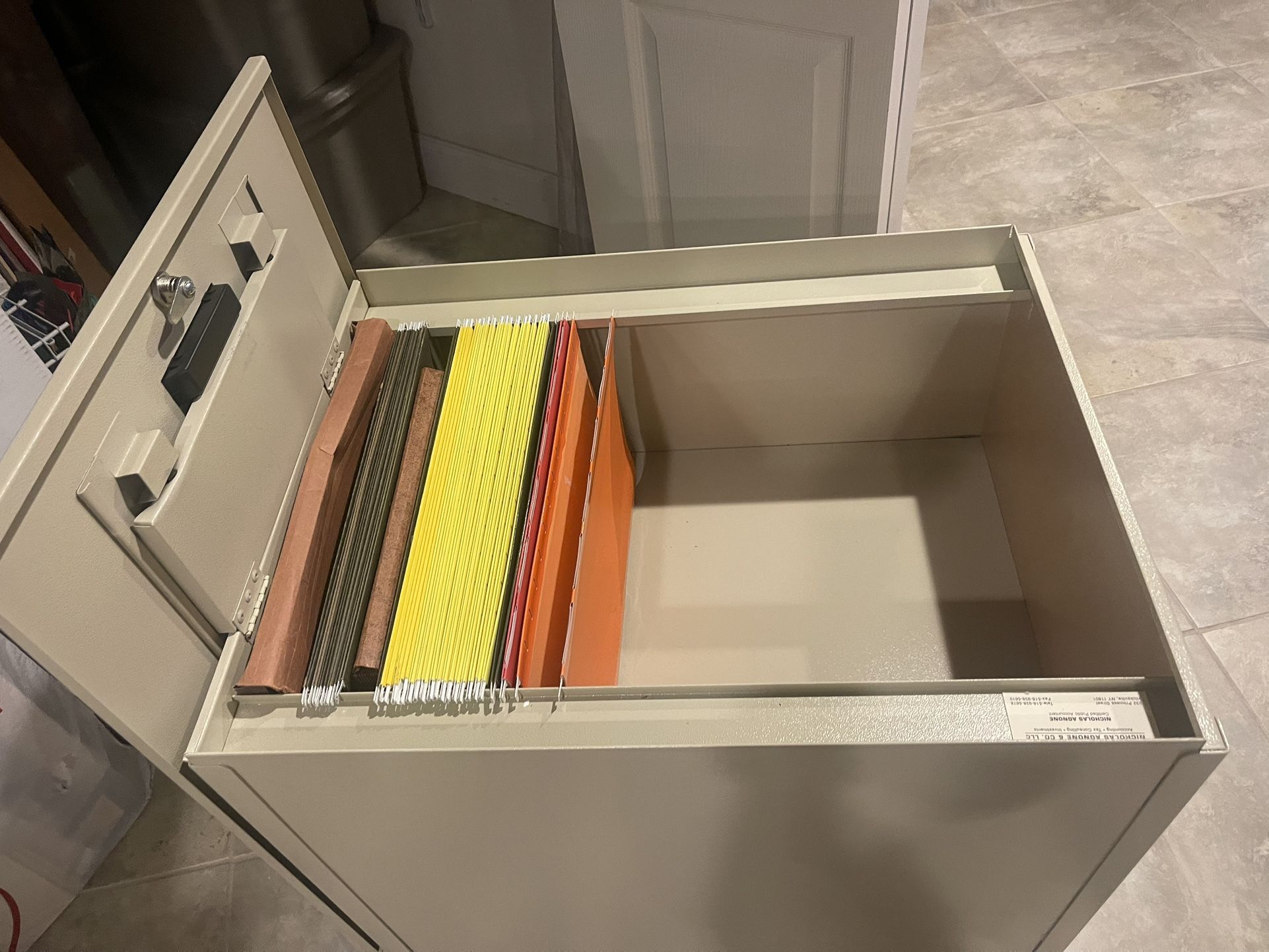 Rolling Filing Cabinet