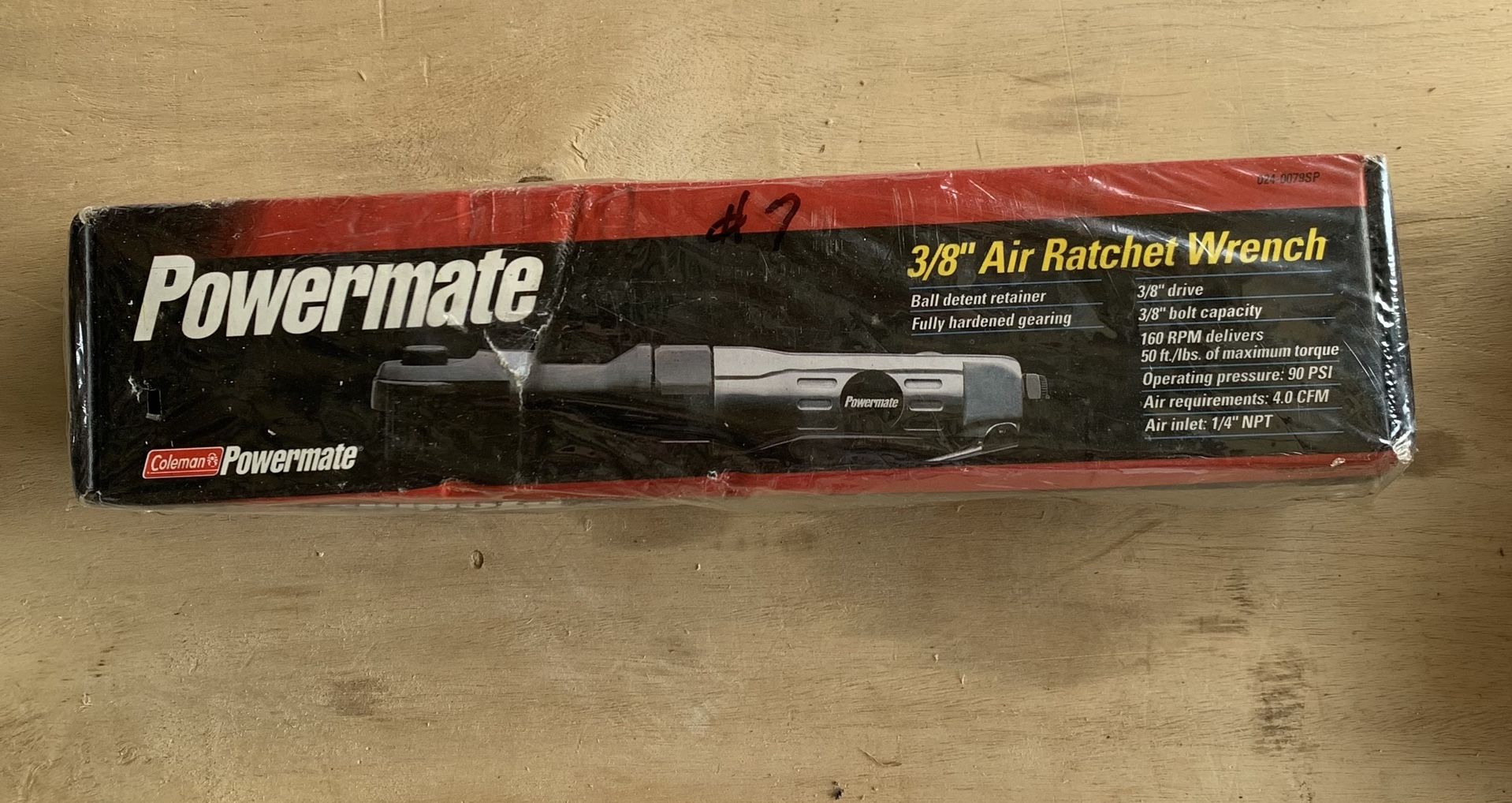 3/8” Air Ratchet Wrench