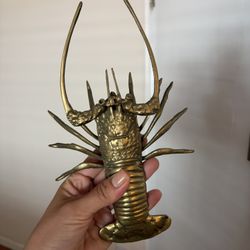 Brass Decorative Prawn 