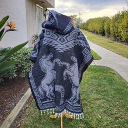 Gabanes Con Gorro, Poncho, Rustico