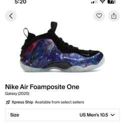 GALAXY FOAM SIZE 10.5