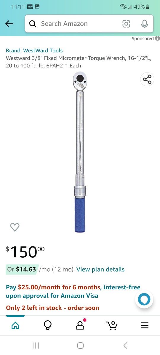 Westward Torque Wrench