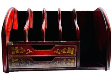 Vintage Chinese Desk Organizer