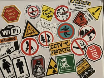 Signs Stickers 