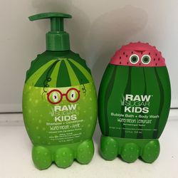 Raw Kids Body Wash + Shampoo and Conditioner 2 x $8