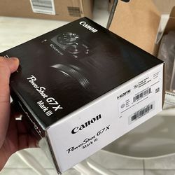 Canon G7x Mark iii SILVER AND BLACK