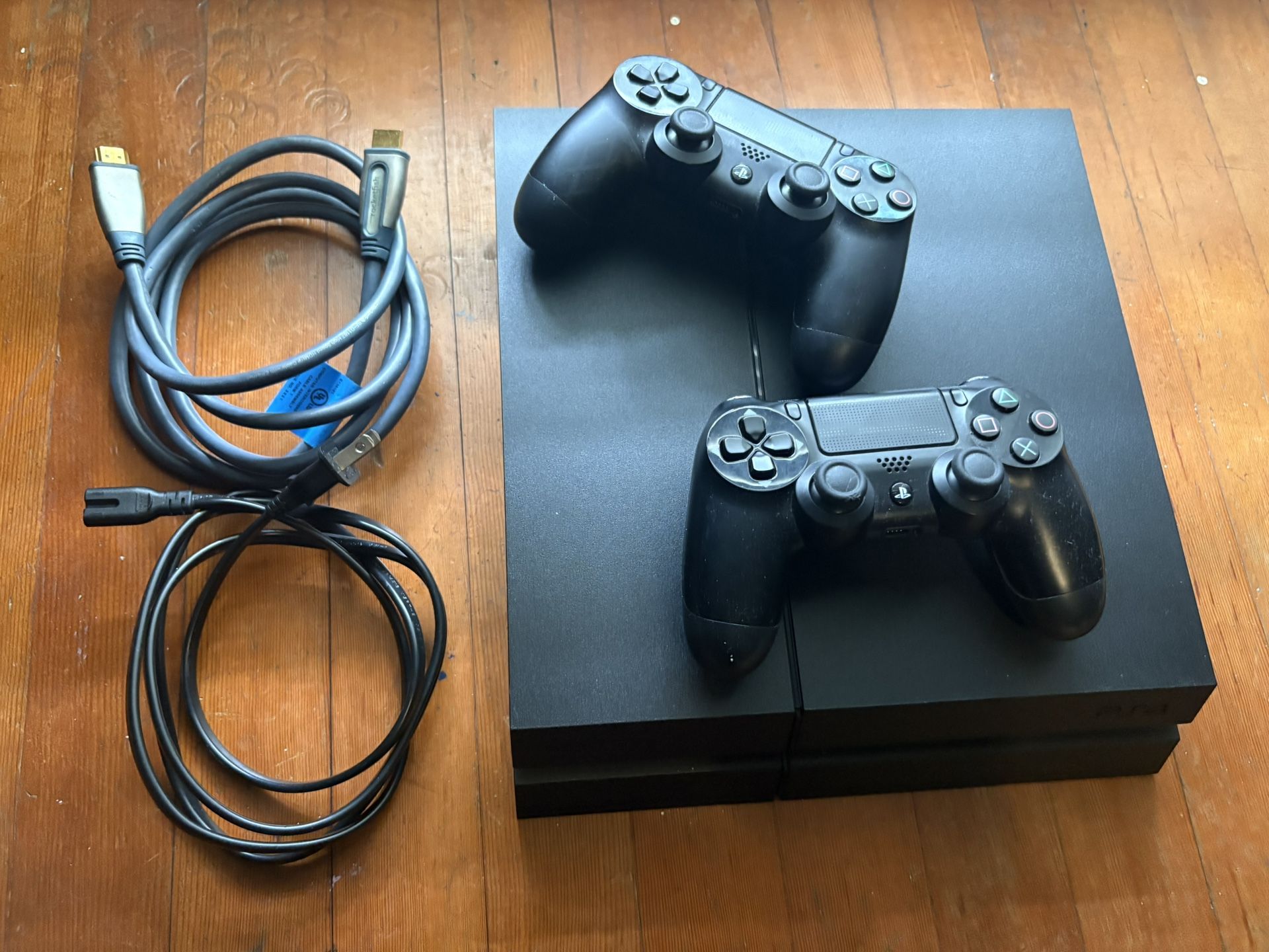 PS4 With Two Controllers