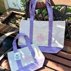 Trader Joe’s large lavender tote