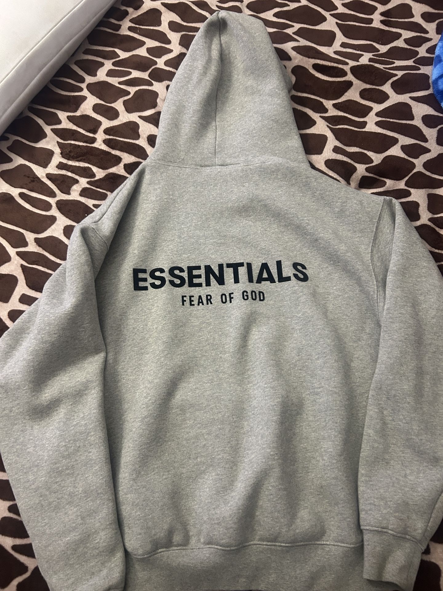 essentials hoodie dark oatmeal