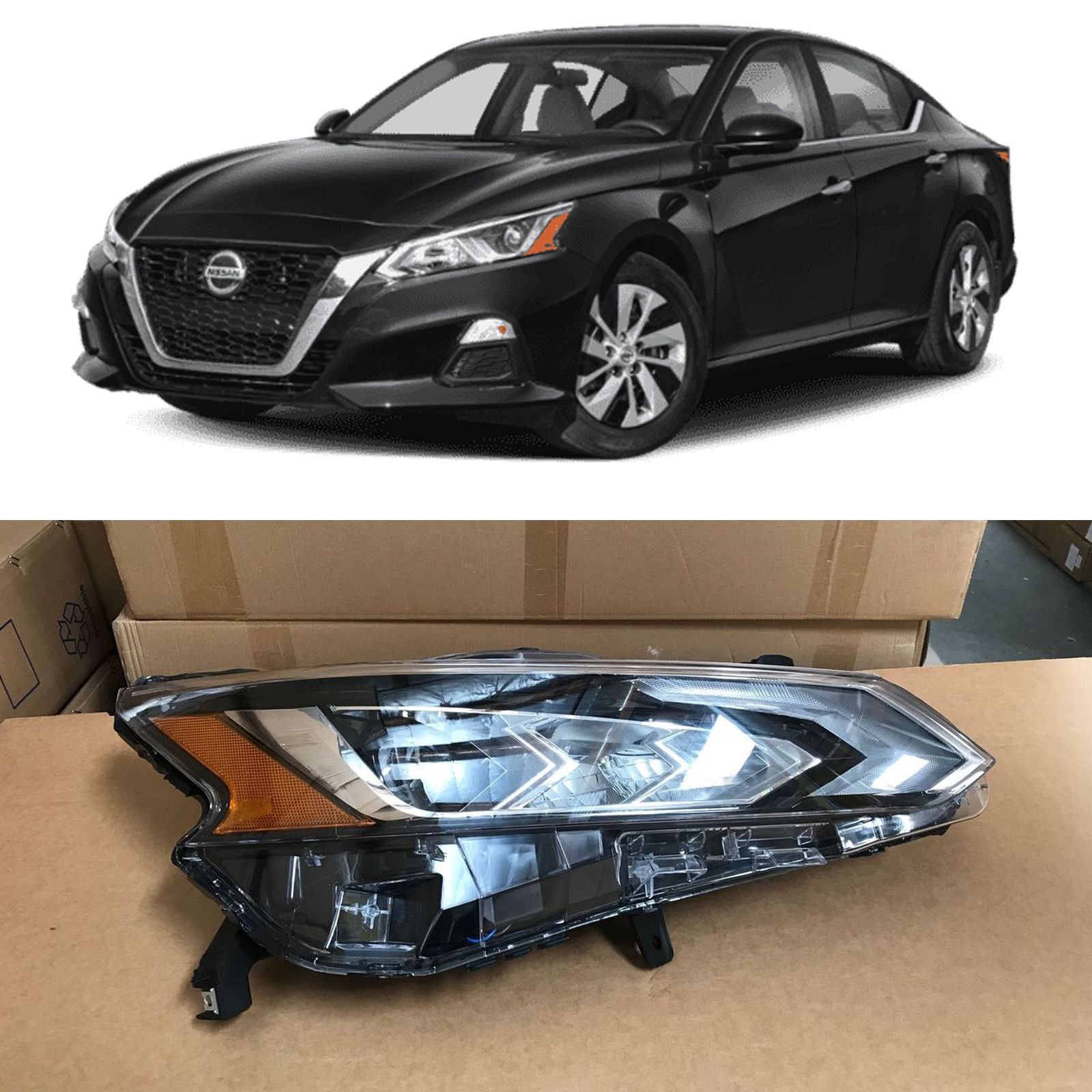 Full LED Headlight For 2019 - 2021 Nissan Altima 