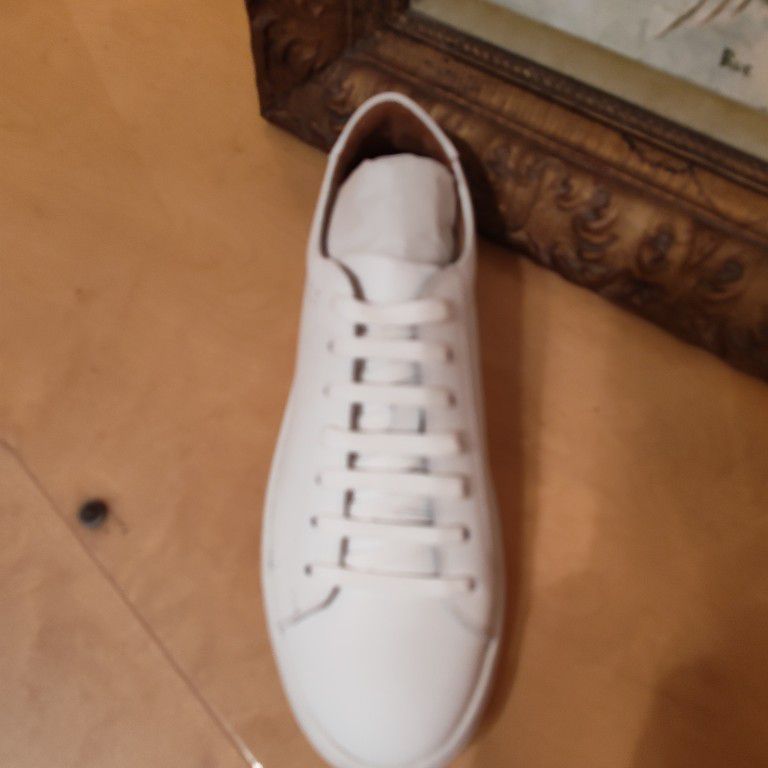 Never Been Worn White Leather Tennis Shoes  7.5