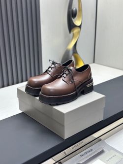 Balenciaga Men’s Leather Shoes With Box 2026 New