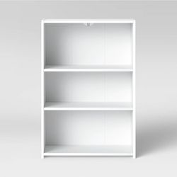 White 3 Shelf Cabinet