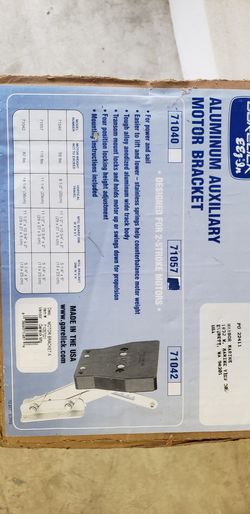 outboard auxiliary bracket