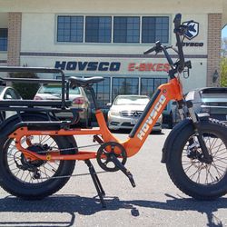 HovCart Orange | 20” Fat Tire Cargo EBike