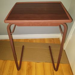 Table-Mate TV Tray Table | Portable Desk Folding Dinner Tray, Couch Table Trays for Eating Snack Food, Portable Laptop Desk, Bed Trays Open Box