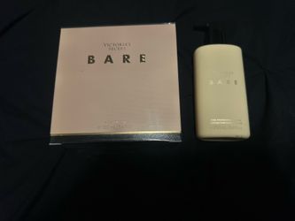 Victoria’s Secret bare lotion and perfume