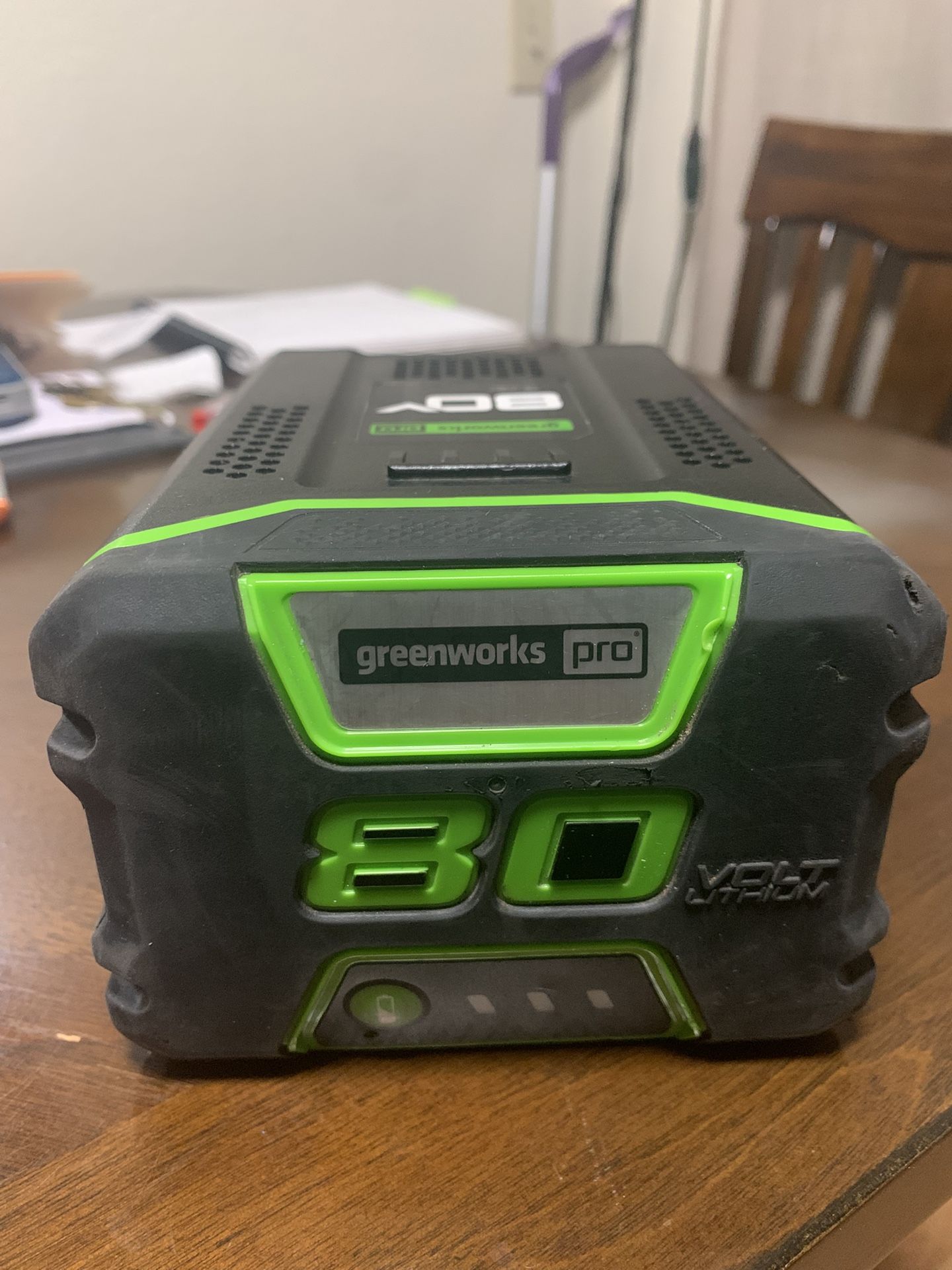 Greenworks Pro 80 Volts Lithium Battery