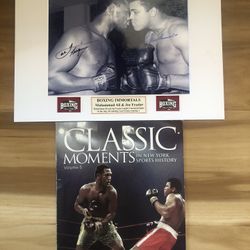 Muhammad Ali & Joe Frazier Signature Photo-Storage Find-I Cannot Guarantee-11x14-NO COA! 