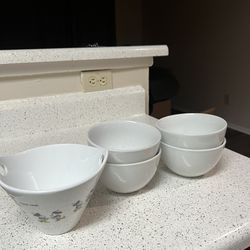 Cereal Bowls (set of 4) & Ramen Bowl