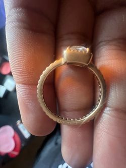 Pandora ring crafted from 14k rose gold,