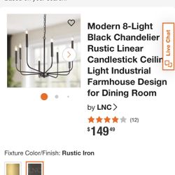 Black Chandelier 