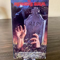 Vintage 1985 Edgar Allan Poe VHS Cassette Tape The Premature Burial 