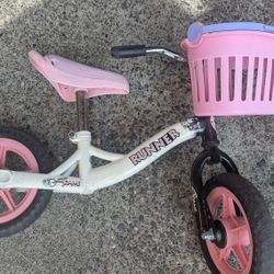 Think Runner Balance Bike With Basket By Adams