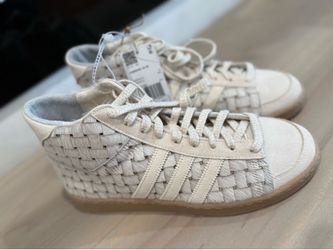 Adidas Jabbar HI Woven pony hair sneakers