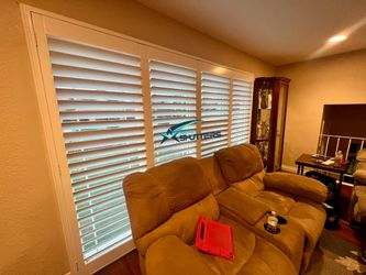 Custom Basswood Plantation Shutters & Expert Installation - Real Wood Interior Window Coverings (Persianas de Madera Para Ventanas)