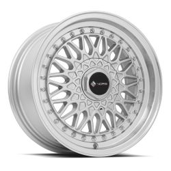 VORS VR3 Silver Wheels 15" 16" 17" Set of 4 New - Many Sizes