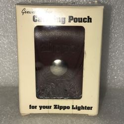 Genuine Leather Zippo Lighter Carrying Pouch Case Holder Belt Loop Sheath