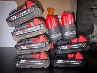 Milwaukee batteries & chargers