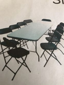 Tables with chairs (rent)