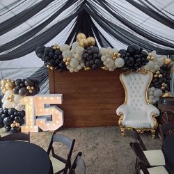 Quince Marquee Wood Wall