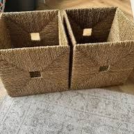 Two IKEA KNIPSA Basket 