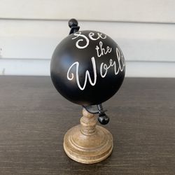 “See the World” table decor