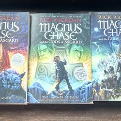 Magnus Chase Books 1-3 By Rick Riordan 